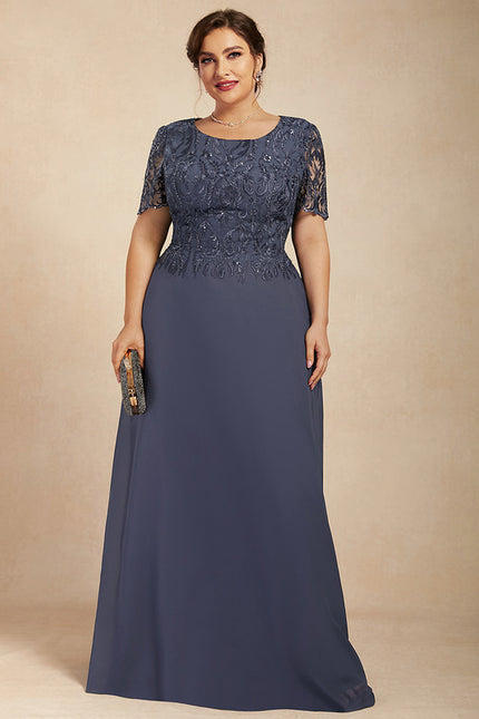 Robe Chic Aérienne Grise - gallery 5