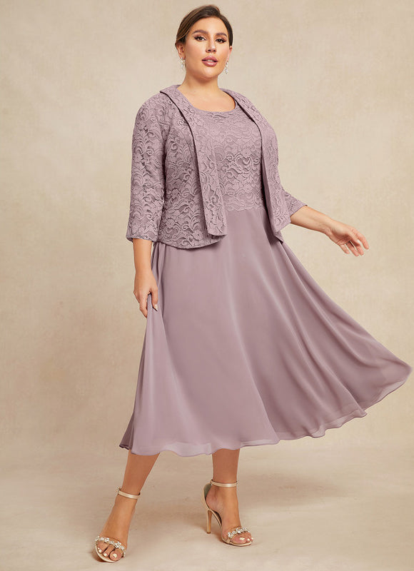 Robe Chic Flottante Mauve - gallery 9