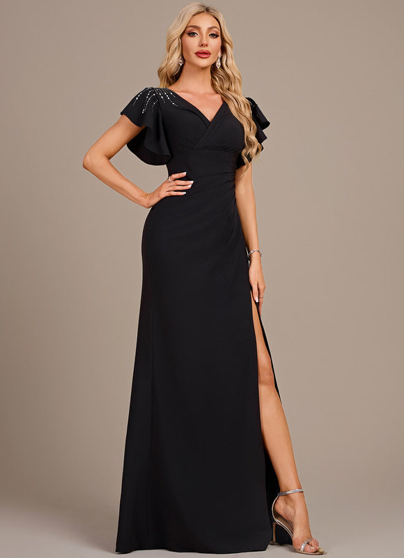 Robe Longue Noire Chic Mariage - gallery 3