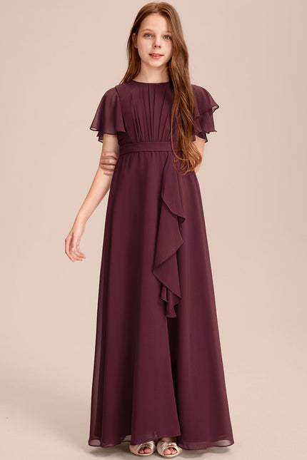 Robe Chic Mousseline Prune