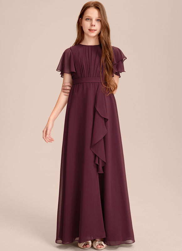 Robe Chic Mousseline Prune