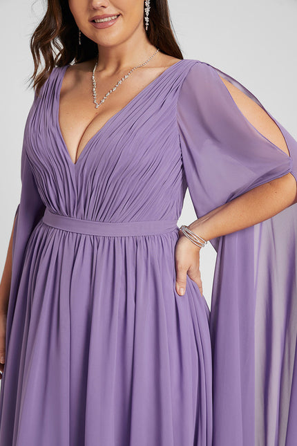 Robe Chic Longue Verte Fluide - gallery 9