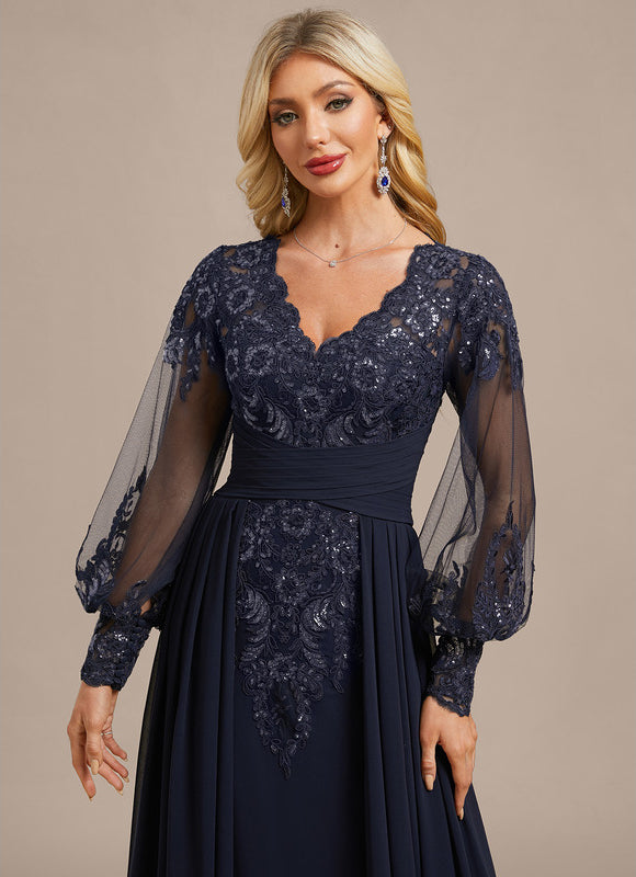 Robe De Soirée Chic Bleu - gallery 1