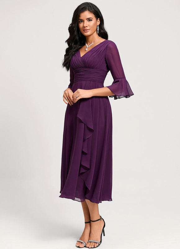 Robe Chic À Volants Florale - gallery 8