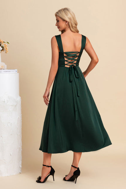 Robe Chic Satinée Midi - gallery 2