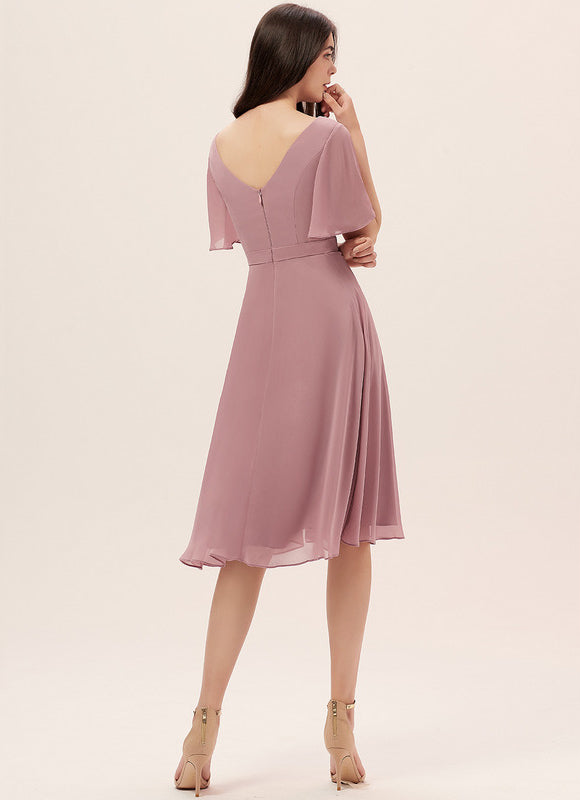 Robe Chic Chiffon Rosé - gallery 1
