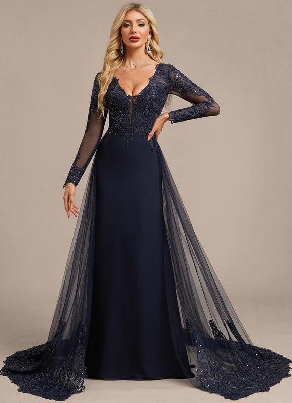 Robe Chic Élégante Marine - gallery 1