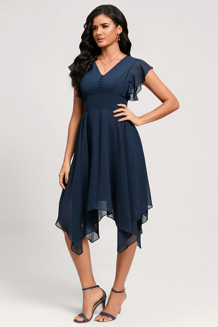 Robe De Cocktail Rouge Pour Mariage Chic - gallery 3