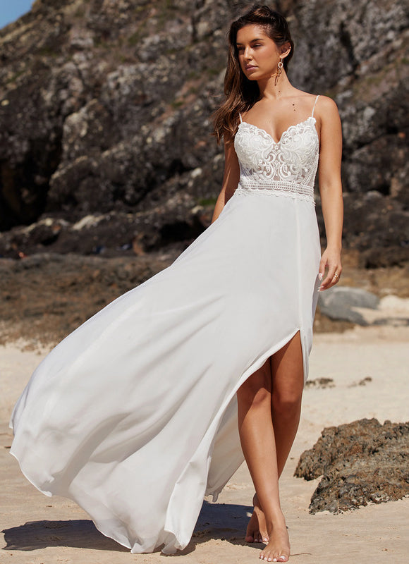 Robe Blanche Plage Chic