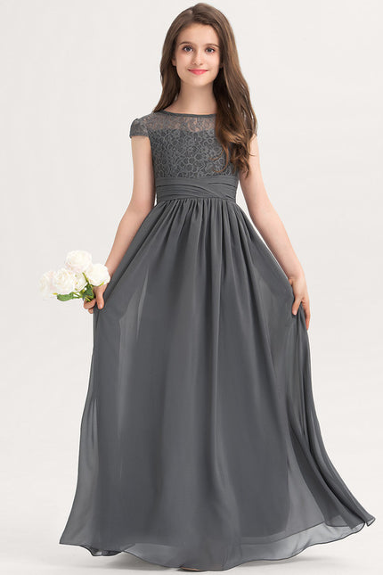 Robe Chic Gris Éthéré - gallery 1