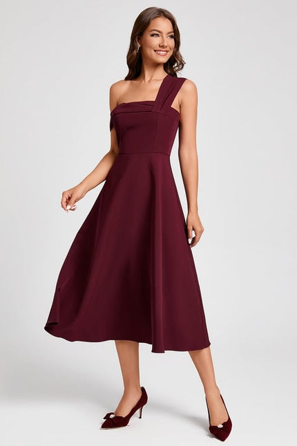 Robe Chic Bordeaux Chic Moderne - gallery 7