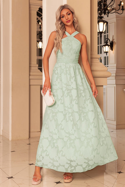Robe Chic Maxi Menthe Florale - gallery 2