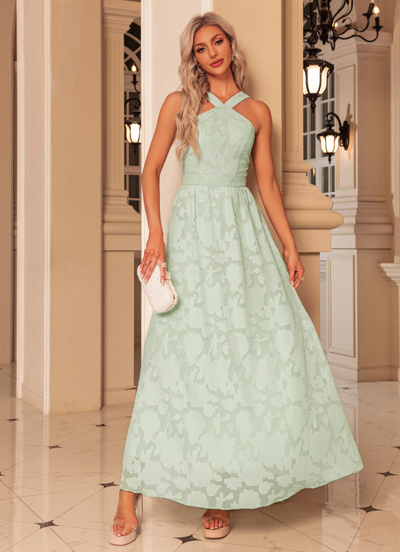 Robe Chic Maxi Menthe Florale - gallery 2