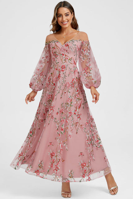 Robe Chic Noire Florale - gallery 8