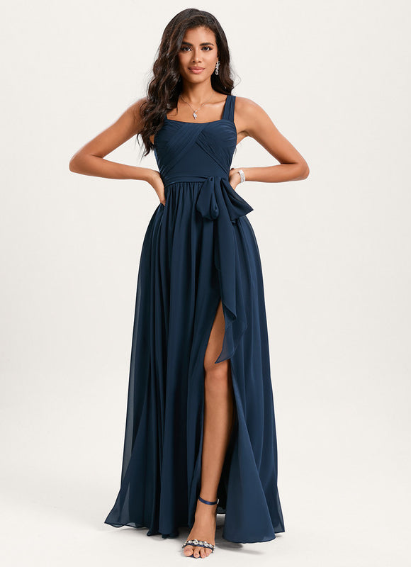 Robe Chic Longue Verte Raffinée - gallery 3