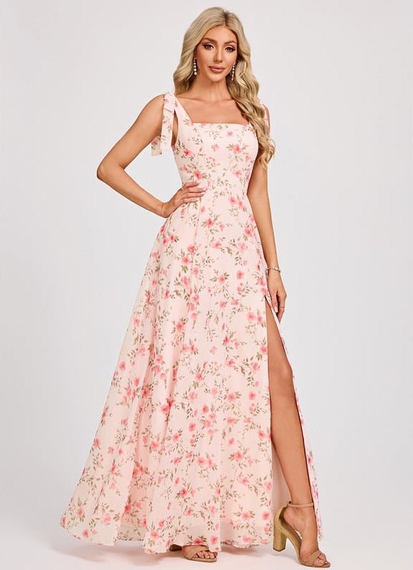Robe Chic Longue Verte Élégante
