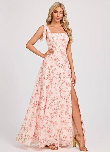 Robe Chic Longue Verte Élégante