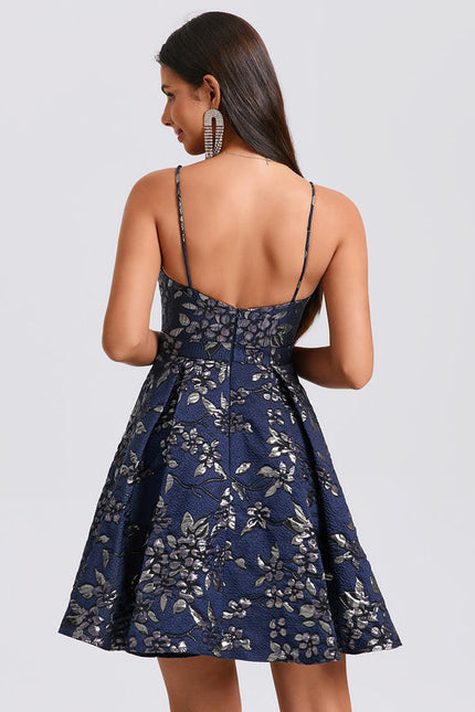 Robe Chic Jacquard À Bretelles - gallery 5