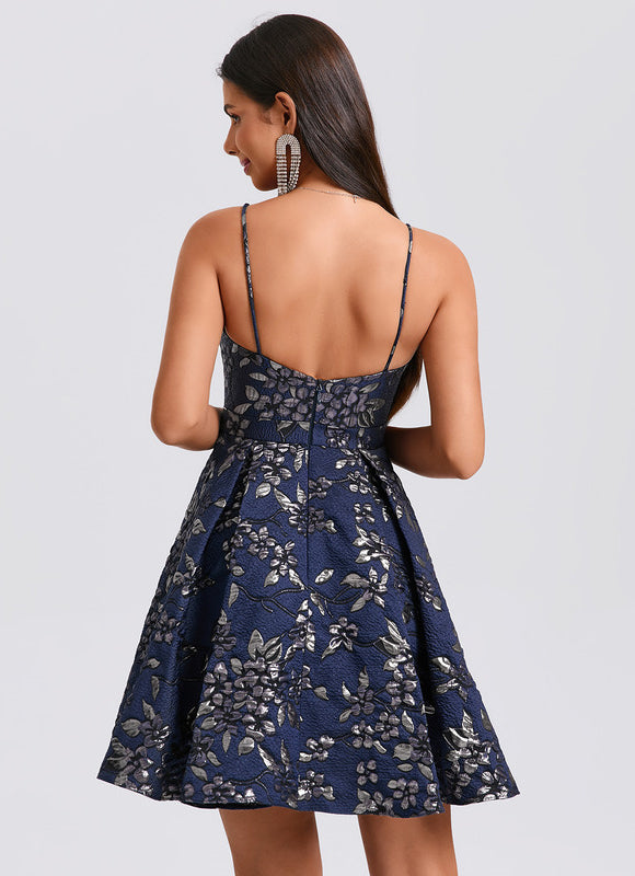 Robe Chic Jacquard À Bretelles - gallery 5