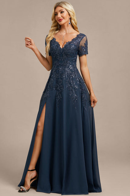 Robe Chic Longue Émeraude Élégante - gallery 6
