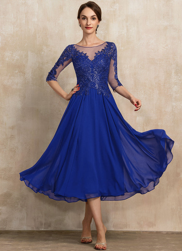 Robe Chic Aérienne Azur
