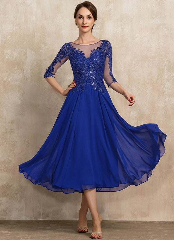 Robe Chic Valse Bleuissante