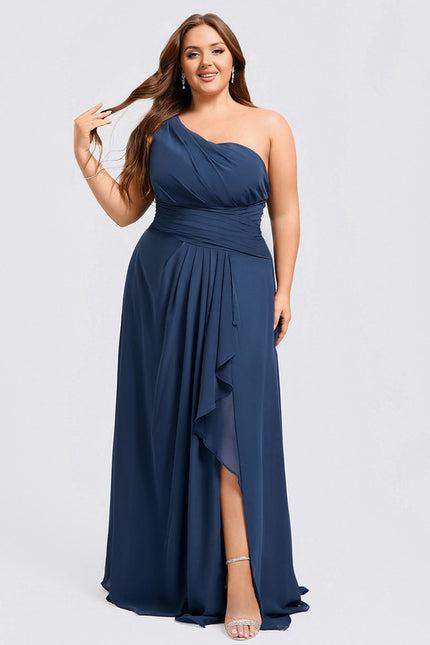 Robe Chic Asymétrique Beige - gallery 5