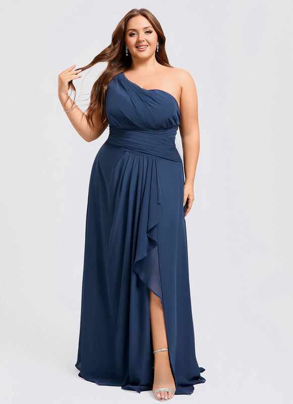 Robe Chic Asymétrique Beige - gallery 5