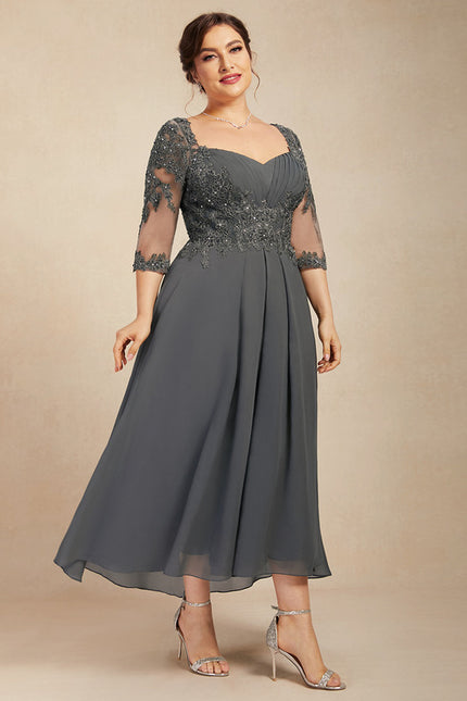 Robe Chic Élégance Plissée Perlée - gallery 9