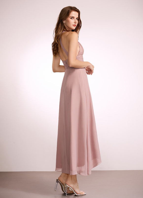 Robe Chic Mousseline Asymétrique - gallery 2