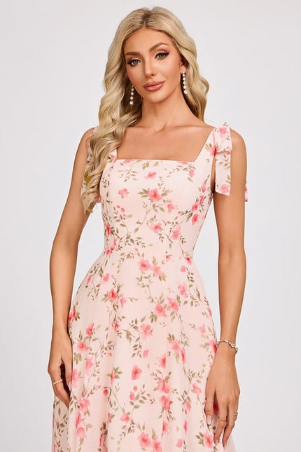 Robe Chic Longue Verte Élégante - gallery 4
