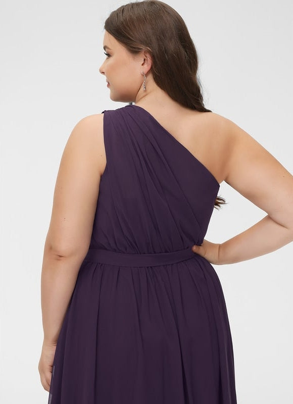 Robe Chic Asymétrique Beige - gallery 8