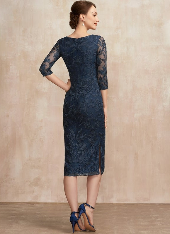 Robe Chic Écru Dentelle - gallery 5