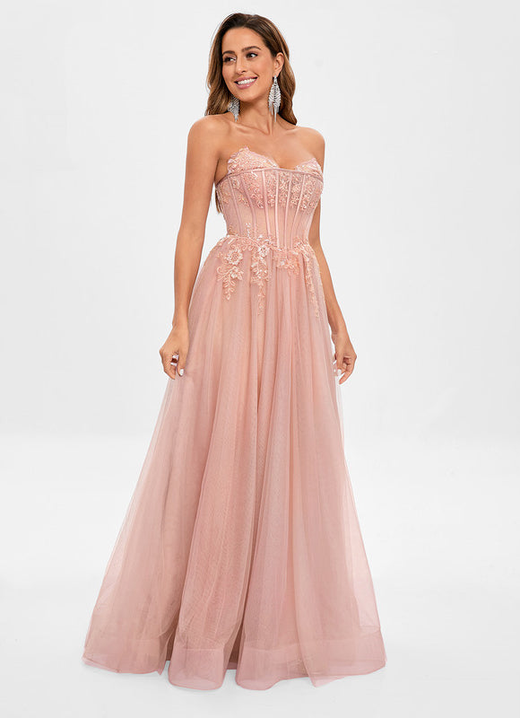 Robe Chic Tulle Poudrée - gallery 3