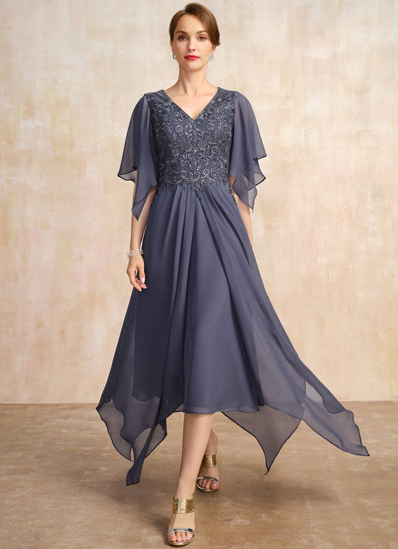 Robe Chic Émeraude Dentelle