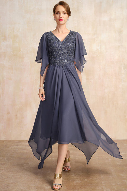 Robe Chic Émeraude Dentelle