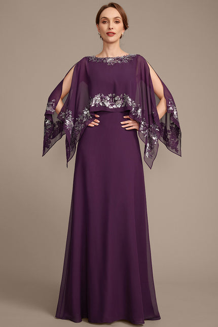 Robe Chic Longue Violetée - gallery 2