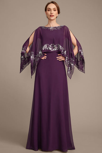 Robe Chic Longue Violetée - gallery 2