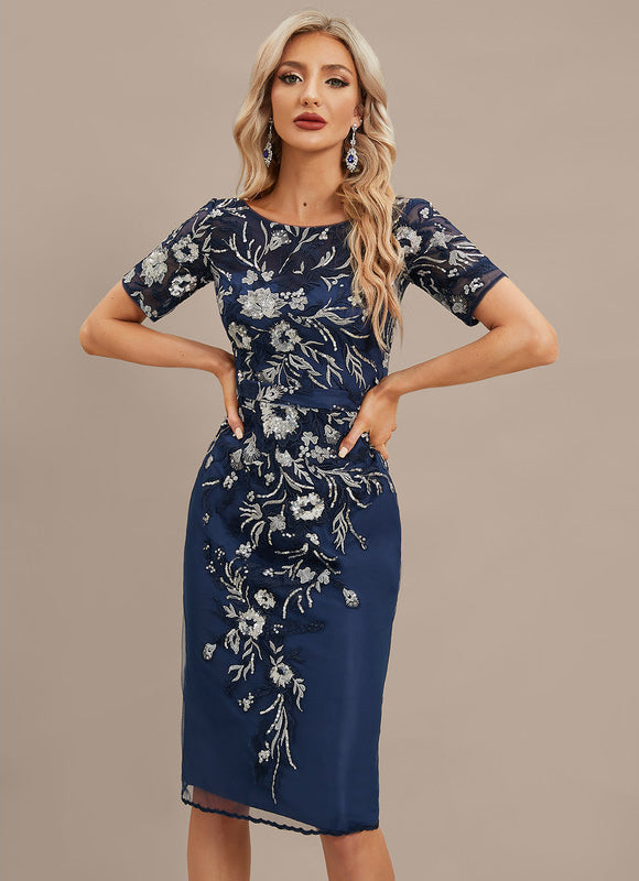 Robe Chic Nuit Florale Éclatante