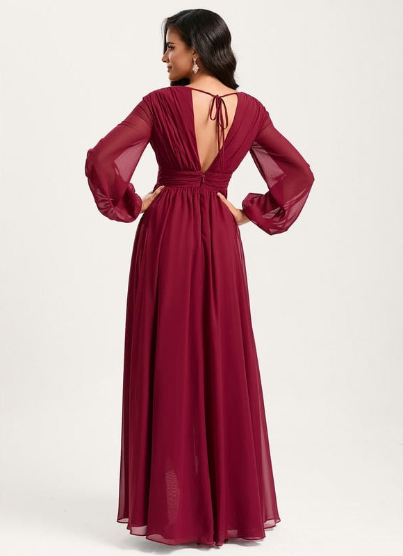 Robe Chic Fluide Bleu Nuit - gallery 2