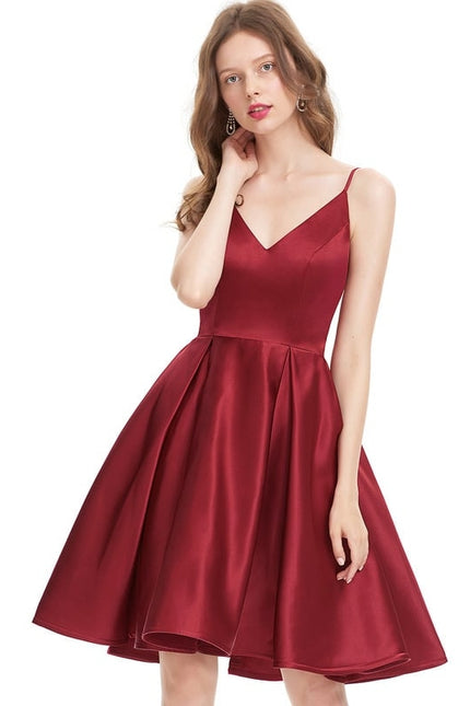 Robe Chic Satinée Cascade - gallery 1