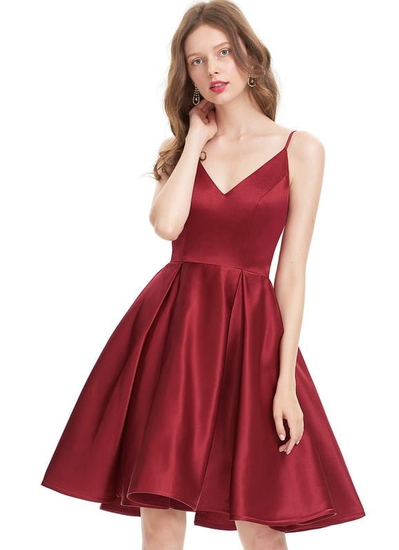 Robe Chic Satinée Cascade - gallery 1