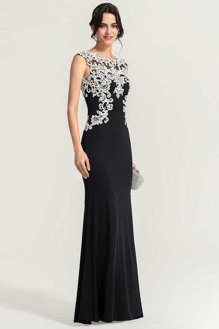 Robe Chic Noir Élégance Luminante - gallery 4