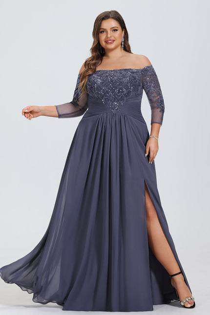 Robe Chic Élégante Charbon - gallery 6