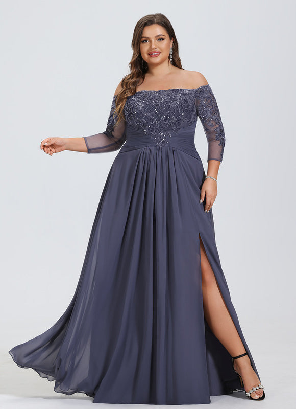 Robe Chic Élégante Charbon - gallery 6