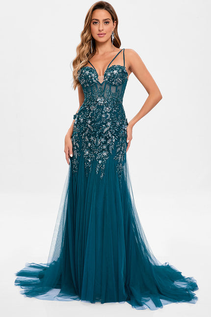 Robe Chic Émeraude Enchantée