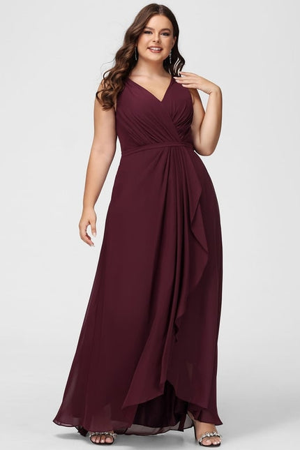 Robe Chic Mousseline Asymétrique - gallery 8