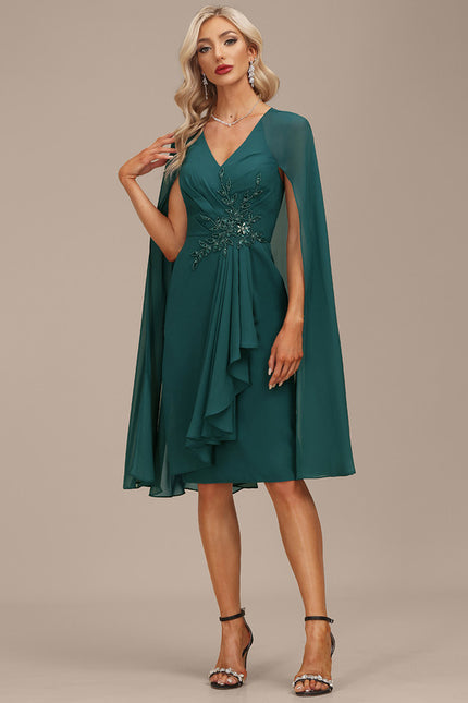 Robe Chic Voile Émeraude - gallery 1