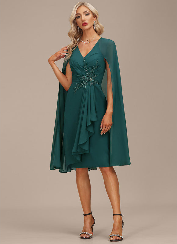 Robe Chic Voile Émeraude - gallery 1