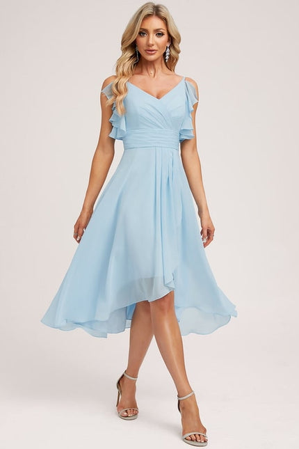 Robe Chic Fluide Bleu Nuit - gallery 3